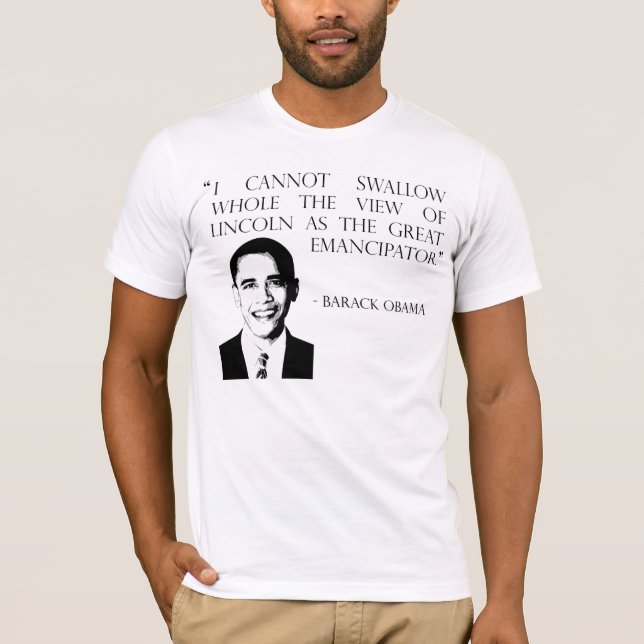T-shirt Lincoln en tant que grand émancipateur (Devant)