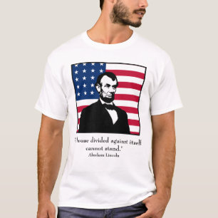 T-shirt Lincoln et citation