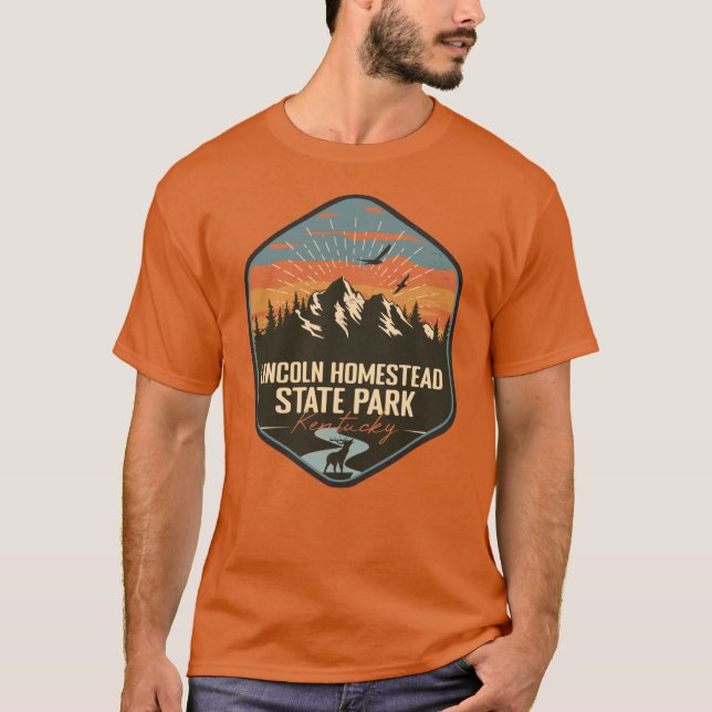 T-shirt Lincoln Homestead State Park Kentucky KY Retro Sou (Devant)