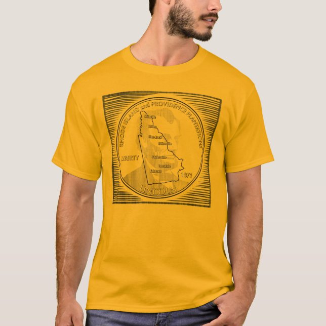 T-shirt Lincoln Île de Rhode (Devant)