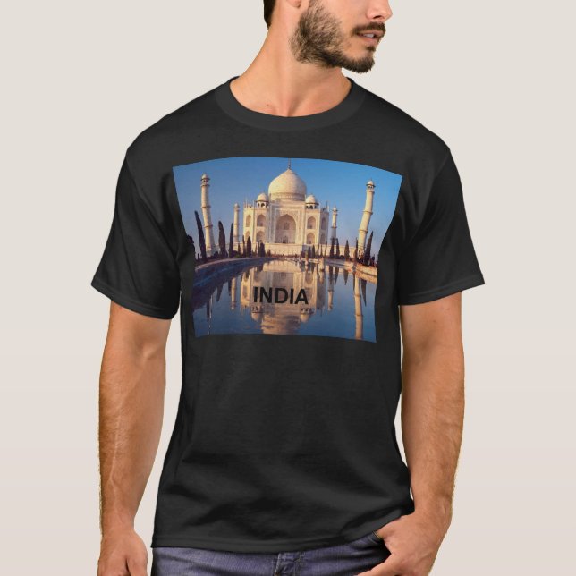 T-shirt L'Inde le Taj Mahal Angie (Devant)
