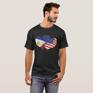 T-shirt L'indépendance de Philippin de drapeau des