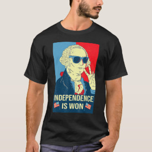 T-shirt L'Indépendance Est Gagnée George Washington Indépe
