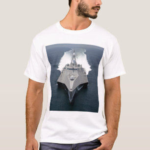T-shirt L'indépendance littorale de bateau de combat