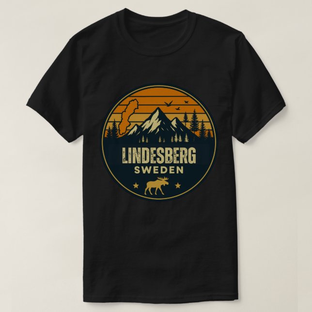T-shirt Lindesberg, Suède Sverige (Design devant)