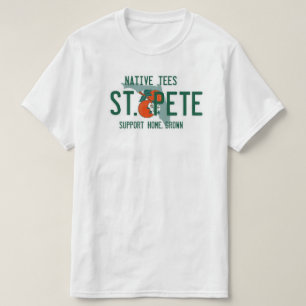 T-shirt L'indigène pique la plaque minéralogique