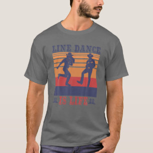 T-shirt Line Dancing Country Western Music Line Dance