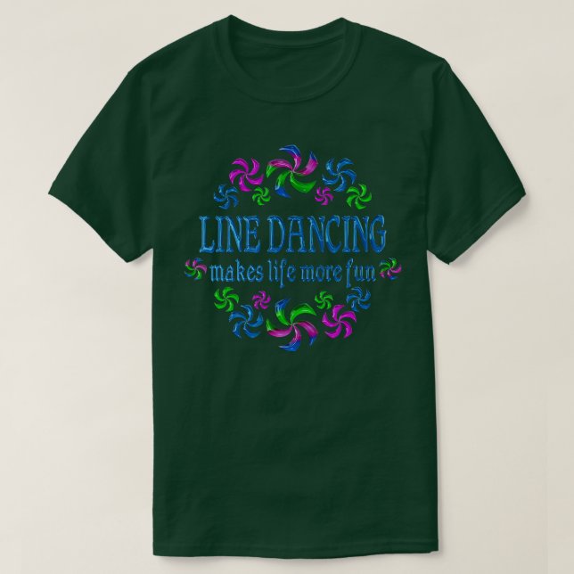 T-shirt Line Dancing Fun  (Design devant)