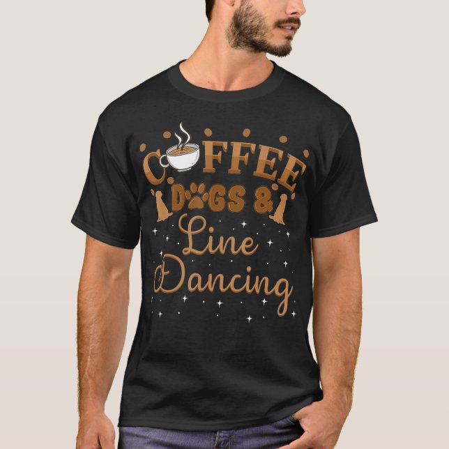 T-shirt Line Dancing Group Danse Enseignant Danser Cadeau (Devant)