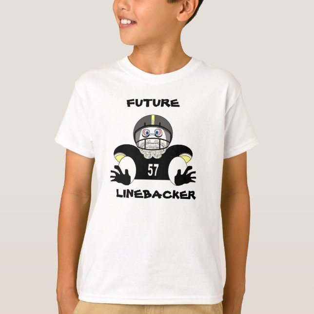 T-Shirt Linebacker pour enfants (Devant)