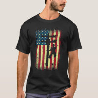 Lineman American Flag Electric Cable Lineman