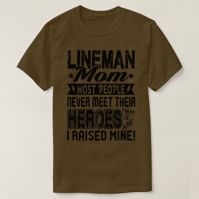 T-shirt Lineman Maman Chemise Lineman Maman Herose (Design devant)