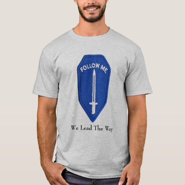 T-shirt L'infanterie raccordent et citent - Customi… - (Devant)