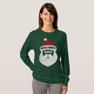 T-shirt L'infirmière préférée de Père Noël - soins d