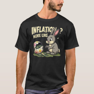 T-shirt L'inflation des oeufs, drôle de fête de Pâques