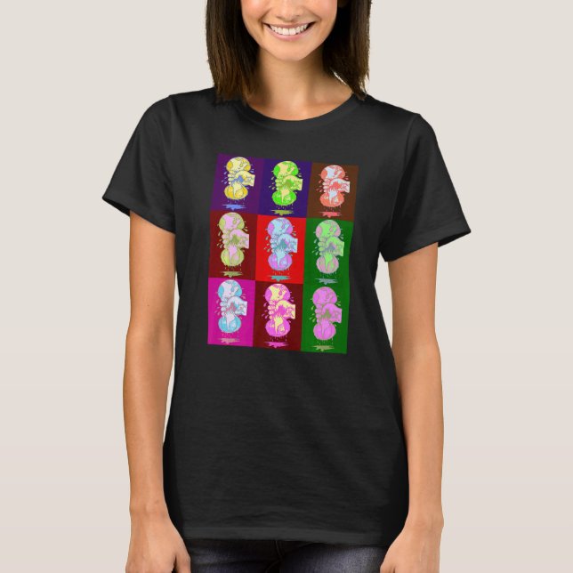 T-shirt L'inflation mondiale étrangle la pop art (Devant)