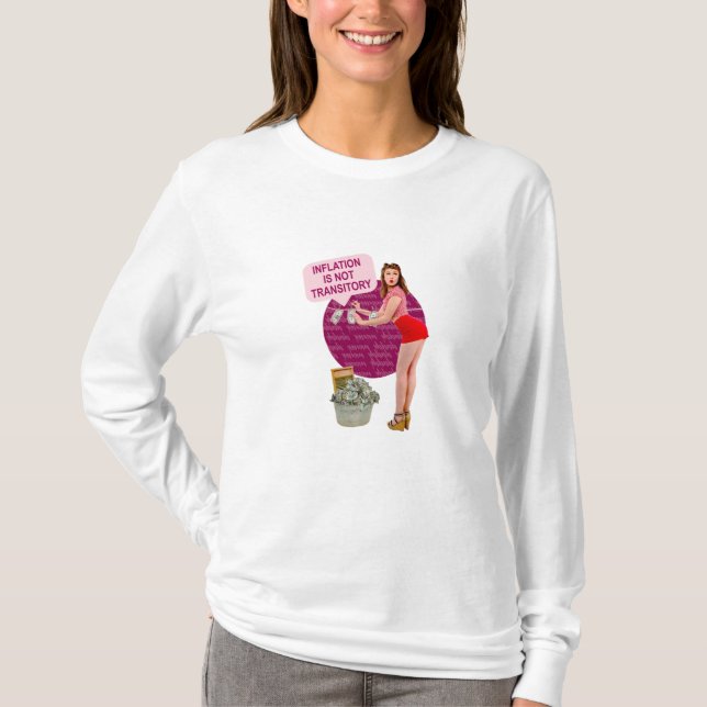 T-shirt L'inflation n'est pas transitoire (Devant)