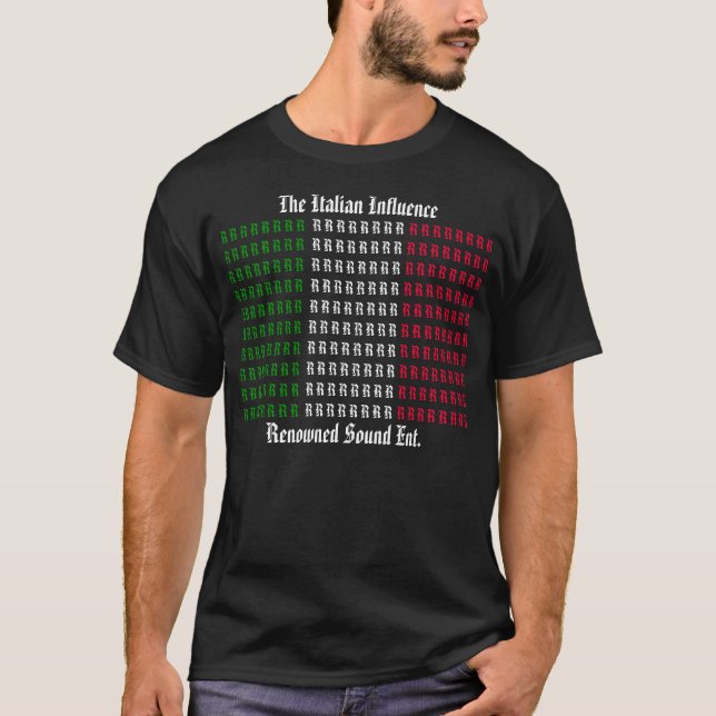 T-shirt L'influence italienne (Devant)