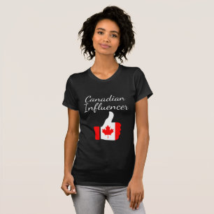 T-shirt L'Influenceur canadien monte le phare