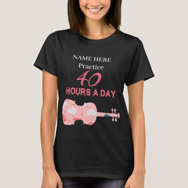 T-shirt Ling Ling Exercice 40 Heures Par Jour (Devant)