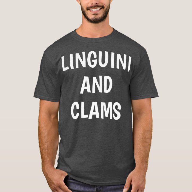 T-shirt Linguini et palourdes (Devant)