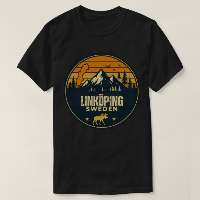 T-shirt Linköping, Suède Sverige (Design devant)