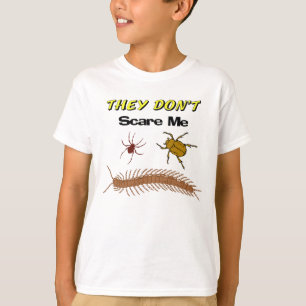 T-shirt L'insecte drôle des enfants Ils ne me font pas peu