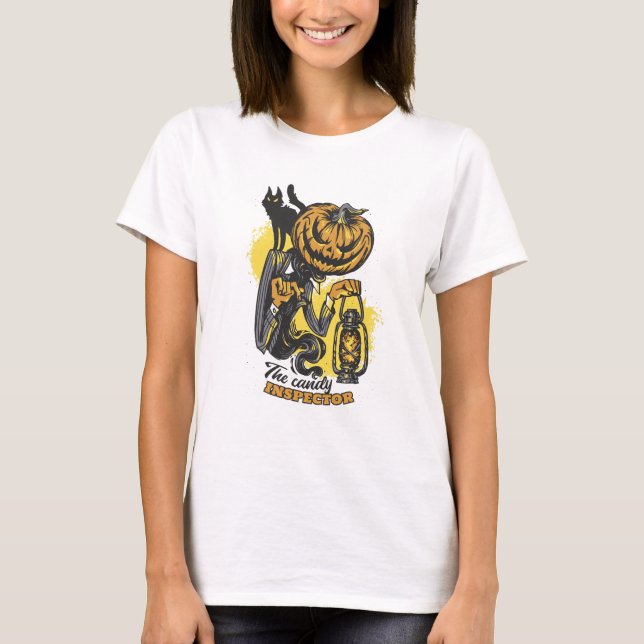 T-shirt L'inspecteur Candy Halloween (Devant)