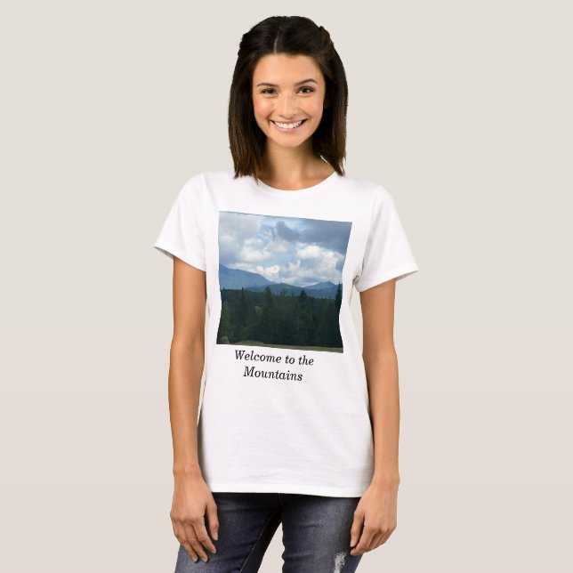 T-shirt L'inspiration de grimpeur de montagne (Devant entier)