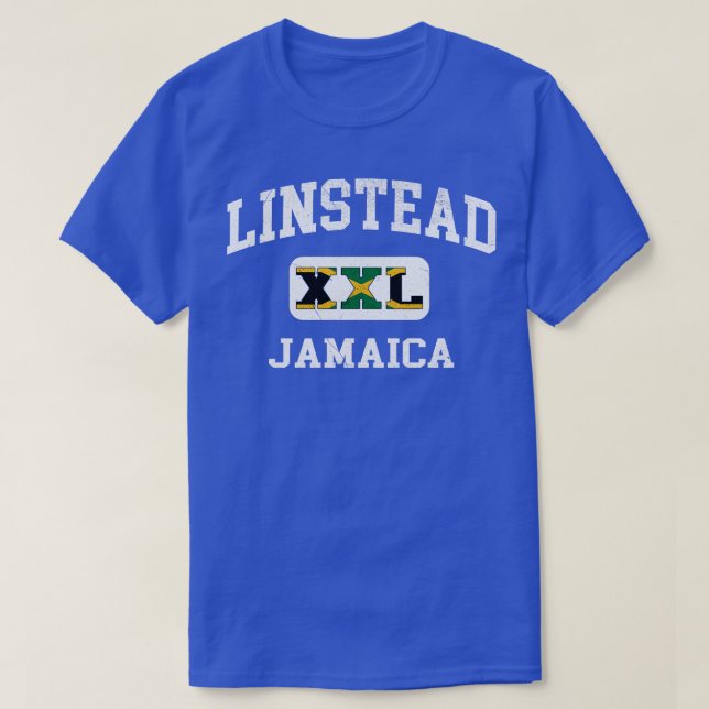 T-shirt Linstead Jamaïque XXL Design sportif 1 (Design devant)
