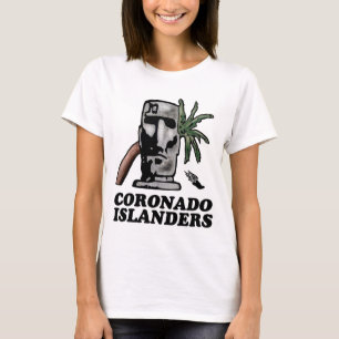 T-shirt L'insulaire de la femme blanche avant de Haynes
