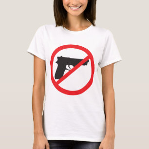 T-shirt L'interdiction lance le pacifiste d'Anti-Arme à