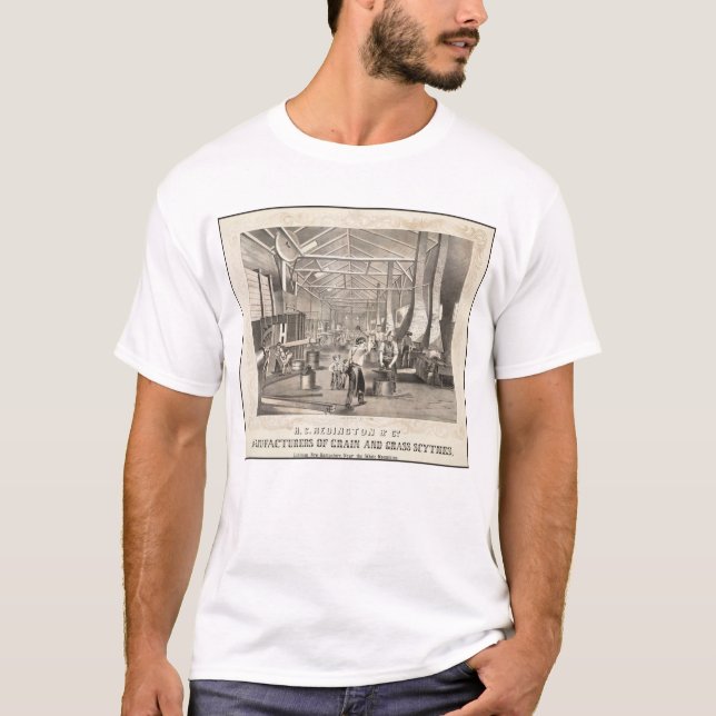 T-shirt L'Intérieur Du Bâtiment De H.C. Redington & Compan (Devant)