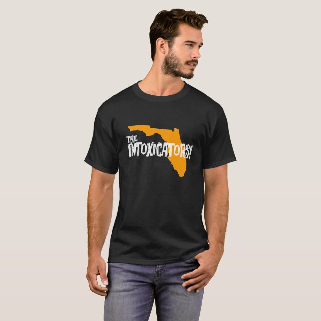 T-shirt L'Intoxicators ! Pièce en t foncée de base de la (Devant entier)