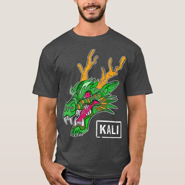 T-shirt Linu Kali Hacking pour Network Hacker et Ubuntu (Devant)