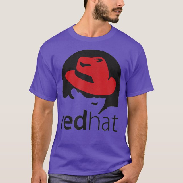 T-shirt Linu redhat amant tee Penguin Tu Open Source Os (Devant)