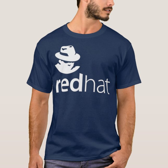 T-shirt Linu redhat amant tee Penguin Tu Open Source Os (Devant)