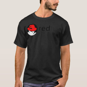 T-shirt Linu redhat amant tee Penguin Tu Open Source Os