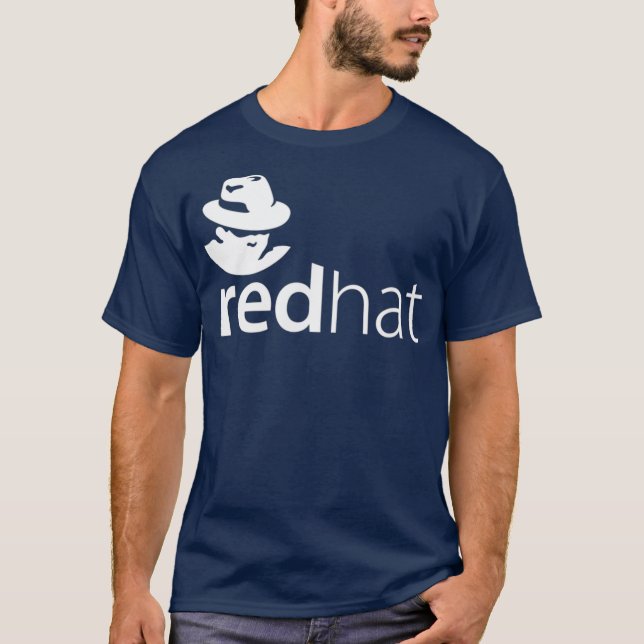 T-shirt Linu redhat amant tee Penguin Tu Open Source Os (Devant)
