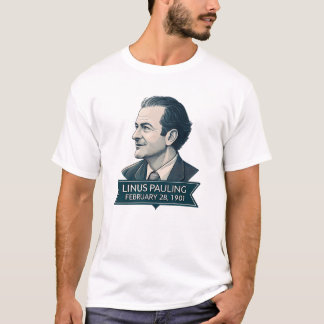 T-shirt Linus Pauling 1901