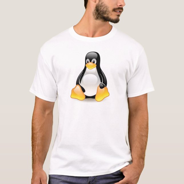 T-shirt Linux-pingouin-Tux (Devant)