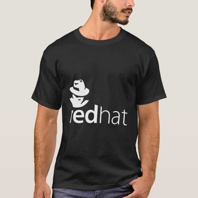 T-shirt Linux Red Penguin Tux Open Source Os (Devant)