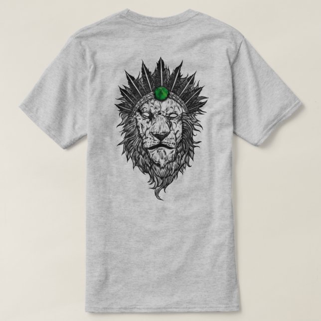 T-shirt lion (Design dos)