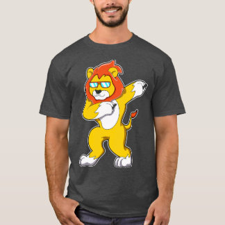 T-shirt Lion à la danse Hip hop