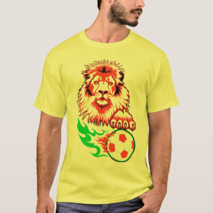 T-shirt Lion africain du football