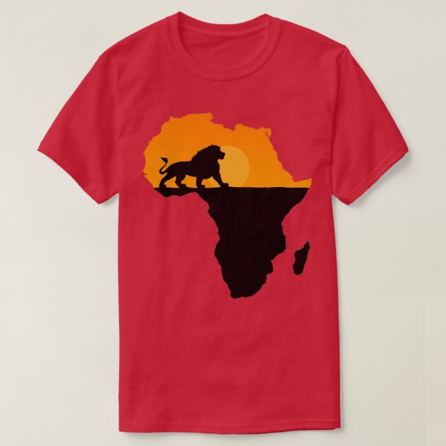 T-shirt Lion Afrique (Design devant)