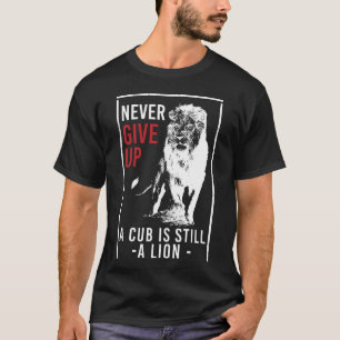 T-shirt Lion Afrique Courage Animal garçon