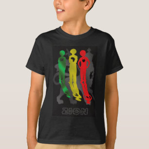 T-shirt Lion Afrique de Zion de reggae de Rasta vers la