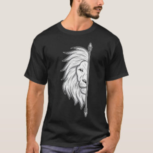 T-shirt Lion avec Arrow Partenaire tenue I Couples mariés