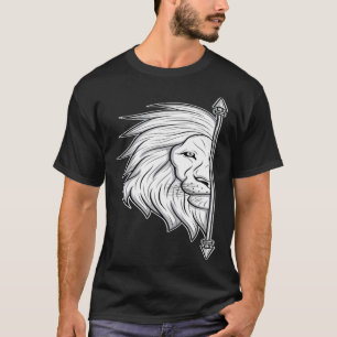 T-shirt Lion avec Arrow Partenaire tenue I Couples mariés